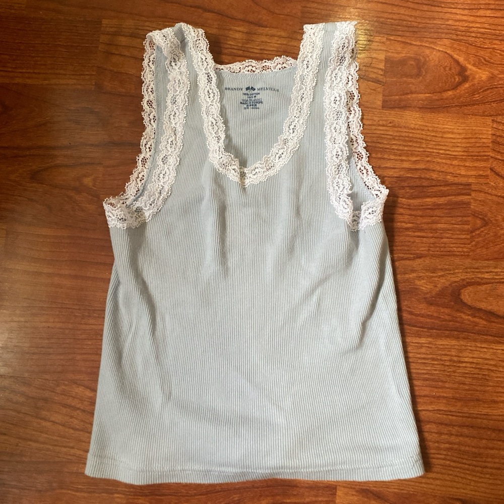Brandy Melville blue tank top